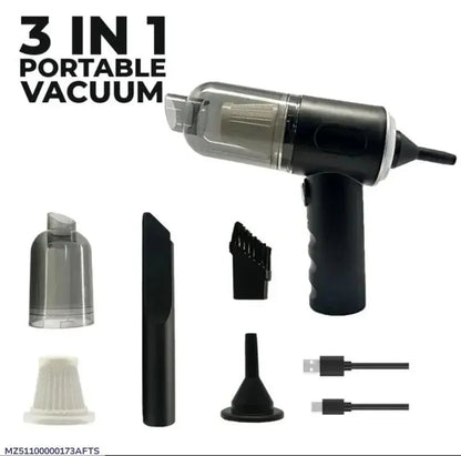 Portable 3-in-1 Car Vacuum